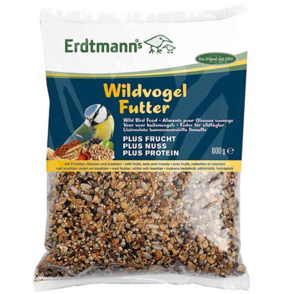 Erdtmann Wildvogelfutter PLUS - 800 g im Polybeutel