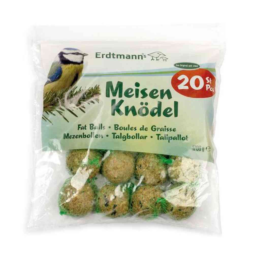 Erdtmanns Meisenknödel mit Netz 20 Stück - 20 Stück