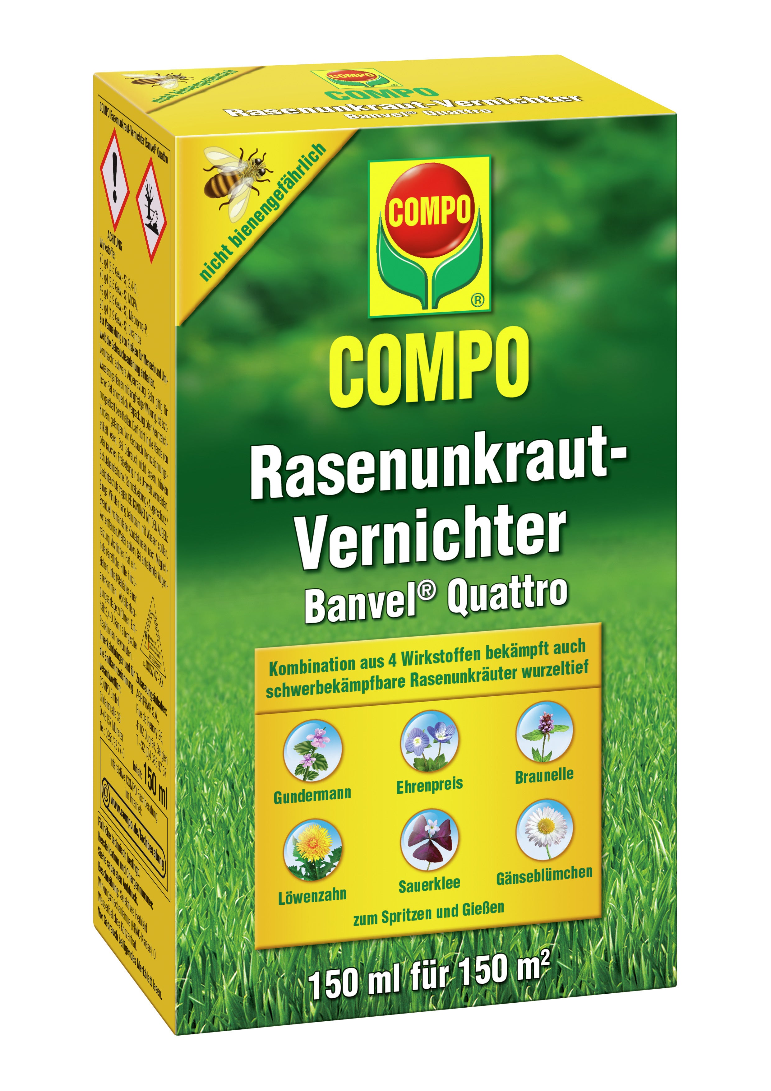 COMPO Rasenunkraut-Vernichter Banvel® Quattro 150 ml