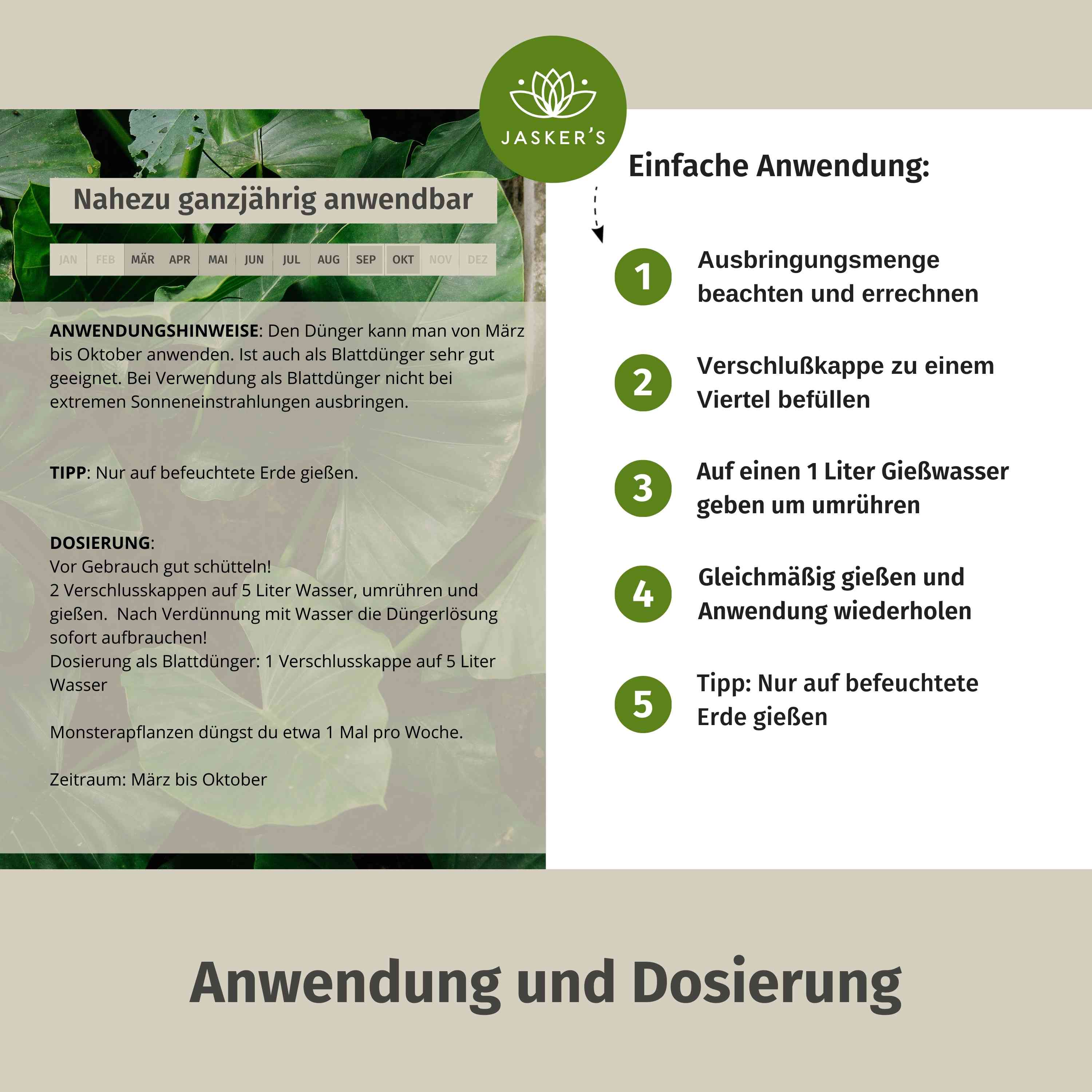 Monstera Dünger 1 Liter