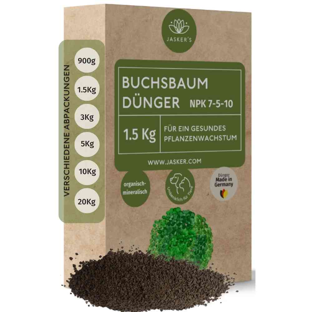 Buchsbaum Dünger 1.5Kg | Langzeitdünger Für Frischgrünen Buxus