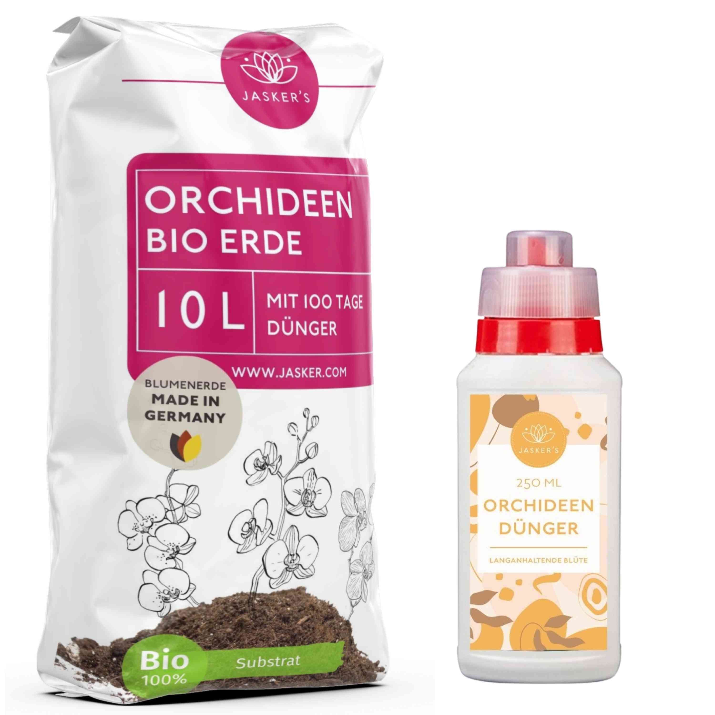 SPARSET: Orchideenerde 10 L + 250 ML Orchideendünger