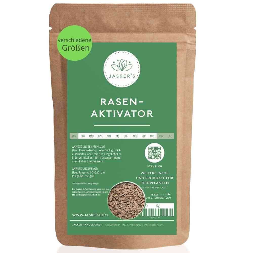 Rasenaktivator ⎜Rasen Aktivator für Neuanlage, Stärkung und Rollrasen - 900g ca. 15m