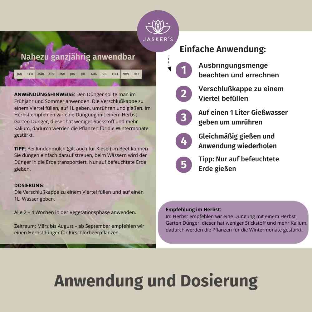 Rhododendron Dünger flüssig 500 ml - Flüssigdünger für Rhododendron