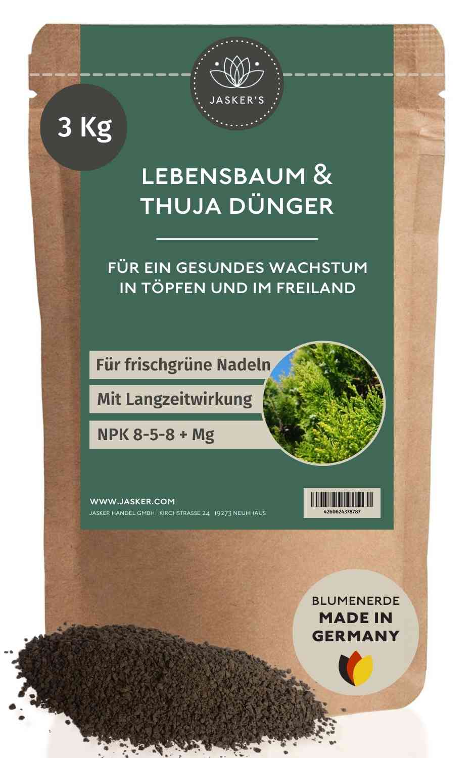 Thuja Dünger - 3Kg ca. 40m