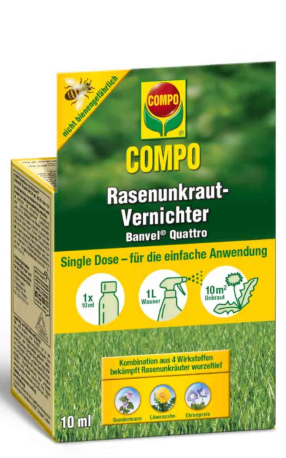 Banvel Quattro 10ml - Rasen Unkrautvernichter