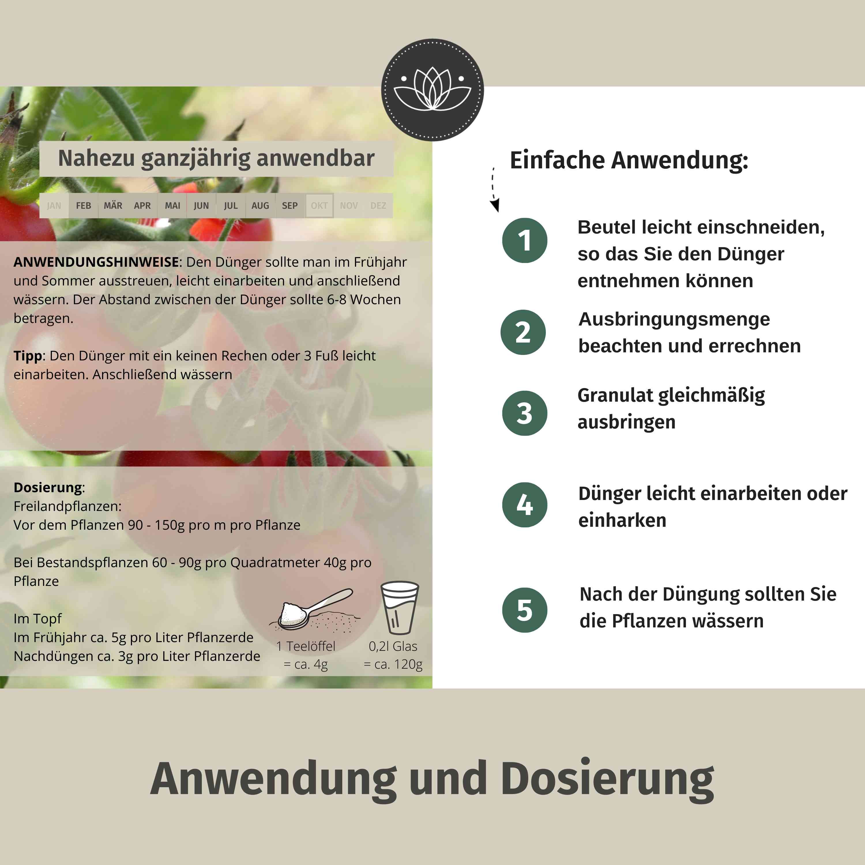 Tomatendünger Bio Langzeit