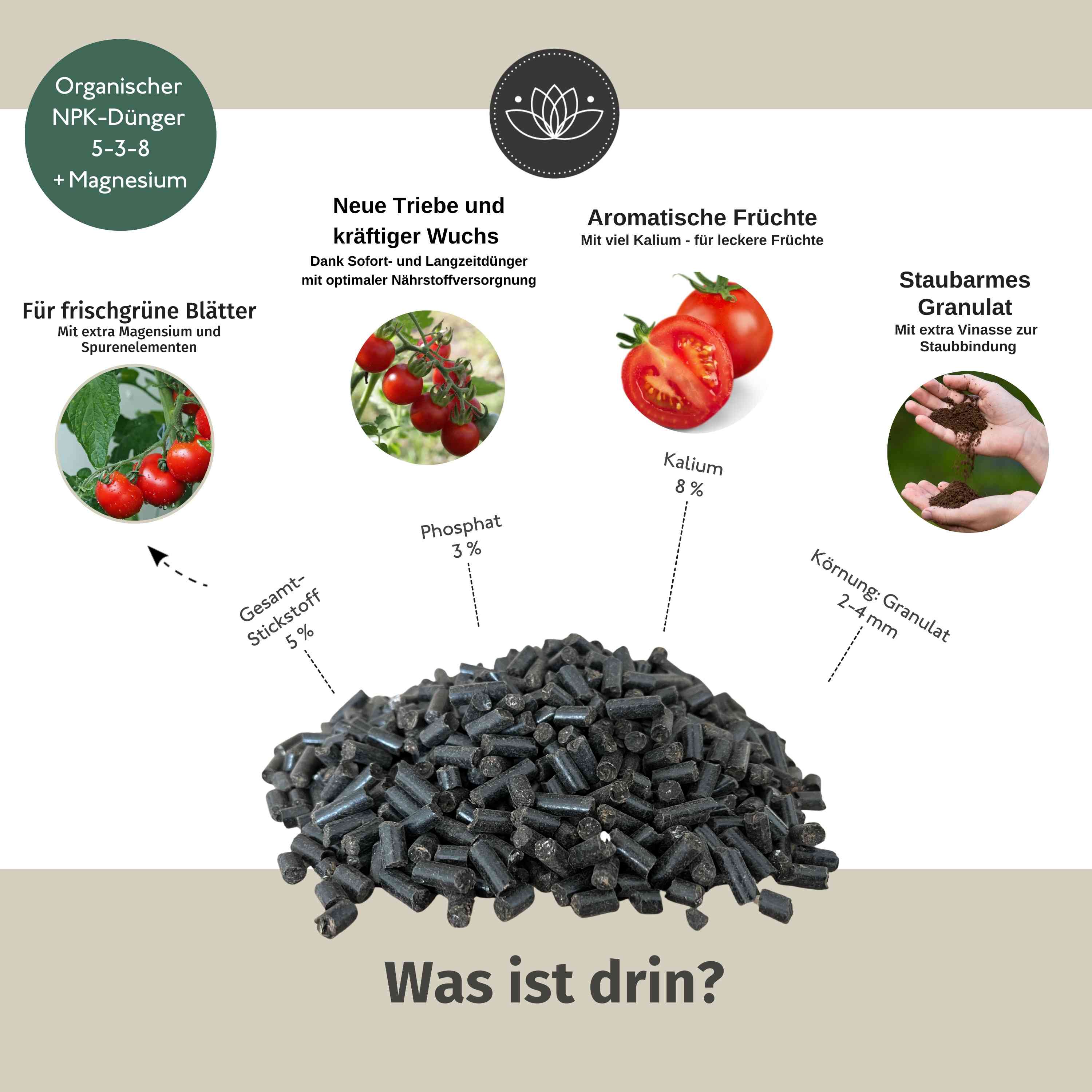 Tomatendünger Bio Langzeit