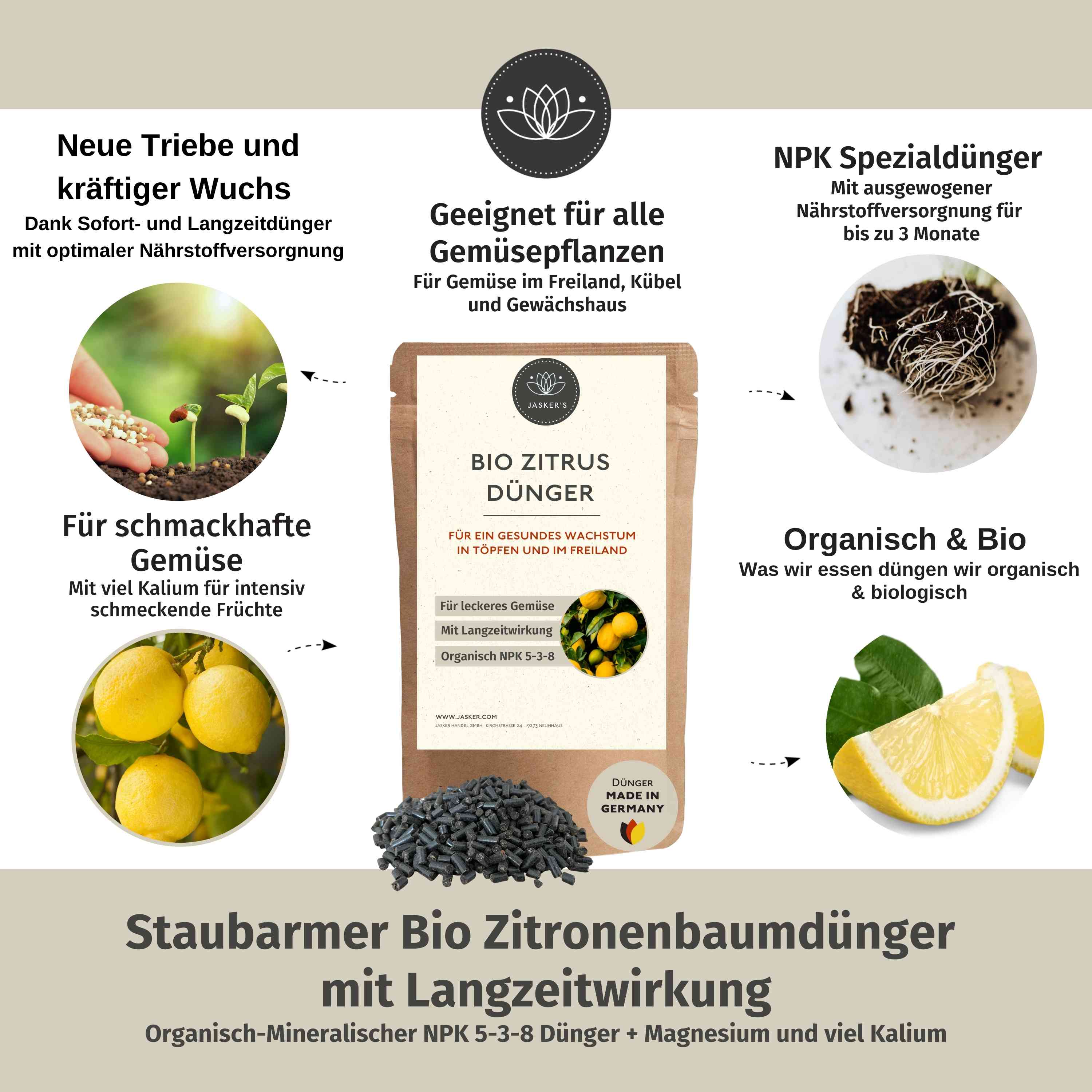 Zitrusdünger Bio Langzeit